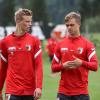 Robert Gumny und Frederik Winther werden am Sonntag gegen Köln wohl das FCA-Innenverteidiger-Duo geben. 