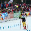 Andreas Birnbacher hat die Bronzemedaille bei der Biathlon-WM in Ruhpolding ganz knapp verpasst. Foto: Peter Kneffel dpa