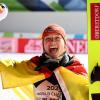 Katharina Althaus holte bislang drei Goldmedaillen bei der WM. Da können ihr auch die fehlenden Fans nicht die Stimmung vermiesen.