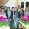 Bei einer gemeinsamen Veranstaltung ehrten die Gartenbauvereine Aufhausen/Forheim (Bild unten) und Amerdingen/Bollstadt (Bild oben) die Teilnehmerinnen und Teilnehmer am Blumenschmuckwettbewerb. Fotos: privat