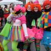 Für Farbtupfer sorgten auch die „Crazy Clown Girls“