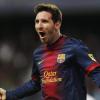 Lionel Messi freut sich über seinen Treffer zum 4:2 gegen den FC Malaga. Im Halbfinale des spanischen Pokals kommt es nun zum Clasico zwischen dem FC Barcelona und Real Madrid.