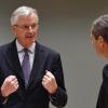 "Die Uhr tickt nicht mehr", sagte Michel Barnier (inks, Chefunterhändler der Europäischen Union für den Brexit.