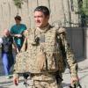 Kommodore Frank Gräfe 2014 in Kabul auf dem Weg zum Nato-Hauptquartier. 
