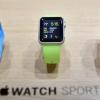 Die Apple Watch: Eine Smartwatch mit vielen Funktionen, die ihren Preis hat. Auf dem Release-Event durfte man die Apple Watch und die hier gezeigte Sport Edition testen.