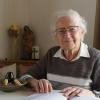 Die Unterhauserin Erna Birkmeier (90) kann sich noch genau an das Kriegsende und die Wochen danach erinnern. Tagelang gingen sie vor Angst an diesen schrecklichen Apriltagen nicht aus dem Keller. 	
