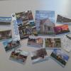 Die Ellgauer Neubürgermappe enthält einen  Informationsflyer, zehn bunte Postkarten und einen Flyer über den Historischen Spaziergang durch die Gemeinde. 
