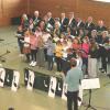 Die beiden Chöre der Chorgemeinschaft Rehling überzeugten beim Konzert am Kirchweihsonntag gemeinsam in Aktion.