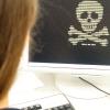 Ein Totenkopf ist das Symbol des Virus "Goldeneye", der seit dieser Woche zahlreiche Computer in ganz Deutschland lahmlegt.