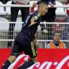 Karim Benzema bejubelt sein Tor zum 1:0 gegen Rayo Vallecano. Foto: Alberto Martin dpa