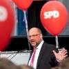 SPD-Chef Martin Schulz bei einem Wahlkampfauftritt in Niedersachsen. 