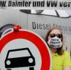 Demonstration vor dem Bundesverkehrsministerium anlässlich des Diesel-Gipfels im August 2018.