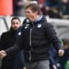 Julian Nagelsmann jubelt über den Sieg gegen den VfL Wolfsburg.