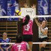 Über ein Jahr mussten die Volleyballerinnen der DJK Augsburg-Hochzoll (links Lyn Drigalski, rechts Kristina Roppel) warten, am Wochenende starten sie in Erfurt in die Saison.