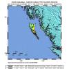 Das Zentrum des Erdbebens der Stärke 7,7 habe auf der Inselgruppe Haida Gwaii etwa 200 Kilometer südwestlich von Prince Rupert in der kanadischen Provinz British Columbia in gut 17 Kilometern Tiefe gelegen, so die US-Erdbebenwarte USGS.