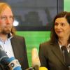 Die neuen Fraktionsvorsitzenden von Bündnis 90/Die Grünen, Katrin Göring-Eckardt und Anton Hofreiter.