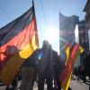 Teilnehmer der Demonstration der Initiative «Querdenken» am 7. November auf dem Augustusplatz.