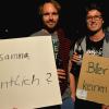Gegen das Alkoholverbot protestierten auch (von links) Florian aus Finning, Martin aus Windach und Tom aus Schondorf.               