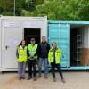 Das Team von BiLL und die Abfallberaterin des Landkreises, Landsberg Anette Fork, haben am Abfallwirtschaftszentrum in Hofstetten ein Pilotprojekt zur Vermeidung von Abfall gestartet.