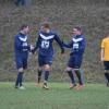 Die Ehinger Rainer Müller, Tobias Dennerlöhr, Johannes Zerle und André Perfetto (von links) konnten nach dem 5:2-Sieg gegen den SC Biberbach (rechts Patrick Lipp) die Tabellenführung in der A-Klasse Nordwest bejubeln. 	