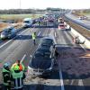 Auf der A8 kam es bei Günzburg zu einem Unfall mit mehreren Fahrzeugen.