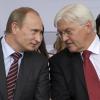 Bundespräsident Steinmeier glaubt, den anderen zu verstehen. Zusammen mit Wladimir Putin bei einem Termin in Moskau 2009.