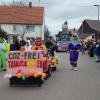 Buntes Treiben herrscht am Faschingssonntag auf Wehringens Straßen.