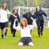 Die heimischen Fußballfrauen – wie hier fünf Spielerinnen vom TSV Königsbrunn – haben Grund zur Freude. Nicht nur, weil die Nationalmannschaft erfolgreich in die WM gestartet ist, der Frauenfußball in der Region hat sich etabliert.  