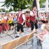 Impressionen vom Vöhringer Stadtfest: Hier unterhält die Stadtkapelle Vöhringen die Besucher. 