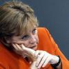 Bundeskanzlerin Angela Merkel (CDU) verfolgt am Mittwoch (12.09.2007) die Haushaltsdebatte im Bundestag in Berlin auf der Regierungsbank. Die Aussprache über den Etat des Kanzleramtes nutzt das Parlament traditionell zu einer Generalabrechnung mit der Regierungspolitik. Foto: Johannes Eisele dpa/lbn +++(c) dpa - Bildfunk+++