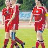 Die Spielerinnen des FC Donauwörth müssen sich mit der BOL-Vizemeisterschaft trösten.  