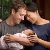Familienglück: Mark und Priscilla Zuckerberg präsentieren ihr Töchterchen.