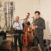 Das Rick Hollander Quartett präsentierte den Zuhörern im Reimlinger Kulturstadl einen beeindruckenden Jazzabend. (v.l.n.r.: Brändle, Hollander, Tsolmonbagar, Levy)