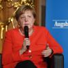 Angela Merkel stellte sich beim "Augsburger Allgemeine Forum live" den Fragen von Gregor Peter Schmitz und denen der Bürger.