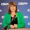 Petra Wagner bei der Nominierungsversammlung der CSU und FWG in Oettingen.