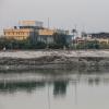 Blick auf die US-Botschaft am Ufer des Tigris.