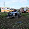 Bei einem Unfall nahe Finningen wurden drei Personen schwer verletzt.