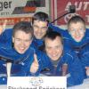 Sie haben den Aufstieg in die erste Liga geschafft (von links): Matthias Peischer, Michael Wurmser, Stephan Ruile, Florian Lechle und Hans-Jürgen Fischer. 