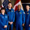 Die Astronauten der «Artemis 2»-Mission (l-r): 
Christina Koch, Jeremy Hansen, Victor Glover und Reid Wiseman.