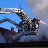 Innerhalb weniger Stunden brannte es an zwei Stellen in Bellenberg. Mehrere Feuerwehren aus der Region waren im Einsatz. 