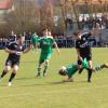 Ederheim (schwarze Trikots) siegte 1:0 gegen den Sportclub D.L.P. 