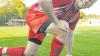 Der Bucher Spielertrainer Harry Haug tätschelte erfreut den Rasen, nachdem seine Mannschaft gegen den Bezirksliga-Tabellenführer SSV Ulm 1846 Fußball II in Führung gegangen war. Am Ende gewann der TSV mit 3:1. 