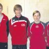 Die Medaillengewinner der Jugend U18 (von links): Alexander Aninger (3.), Simon Heinrich (2.), Matthias Nippert (Kreismeister), Lena Götz (Kreismeisterin), Miriam Götz (2.) und Giulia Pelger (3.).  