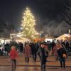 Die Weihnachtsinsel auf dem Marktplatz in Dinkelscherben sorgte in der Marktgemeinde am Wochenende für Weihnachtsstimmung. Ein Blickfang war der Kreativmarkt im Stadel im Finkl-Hof. 