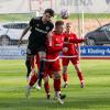 Simon Bunk (links) und der TSV Friedberg besiegten Michael Fuchs und den BC Rinnenthal im Stadtderby knapp. 