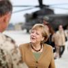 Angela Merkel besucht überraschend die deutschen Soldaten in Afghanistan.