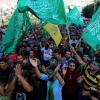 Unterstützer der Hamas demonstrieren in Nablus.