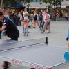Auf dem Münsterplatz wurde schon Tischtennis gespielt, nun soll mit Einführung des „nanuuu Ping Pong Clubs“ auch in Schulen, Hochschulen und Unternehmen das Spiel mit dem kleinen Ball gepflegt werden. Bundesligist TTF Liebherr Ochsenhausen unterstützt das Projekt des Ulm/Neu-Ulmer Stadtentwicklungsverbands. 