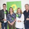 Die Inchenhofener Ortsgruppe der Grünen/Bündnis 90 will in den Gemeinderat: (von links) Kreisvorsitzender und Landratskandidat Stefan Lindauer, Eva Manzl, Claudia Jüngst und Rolf Jüngst.