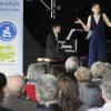 Marlene Gaßner (Mezzosopran) und Maxime Perrin (Piano) von der Staatsoper Hannover gaben bei der Festveranstaltung tierische Lieder zum Besten.  	